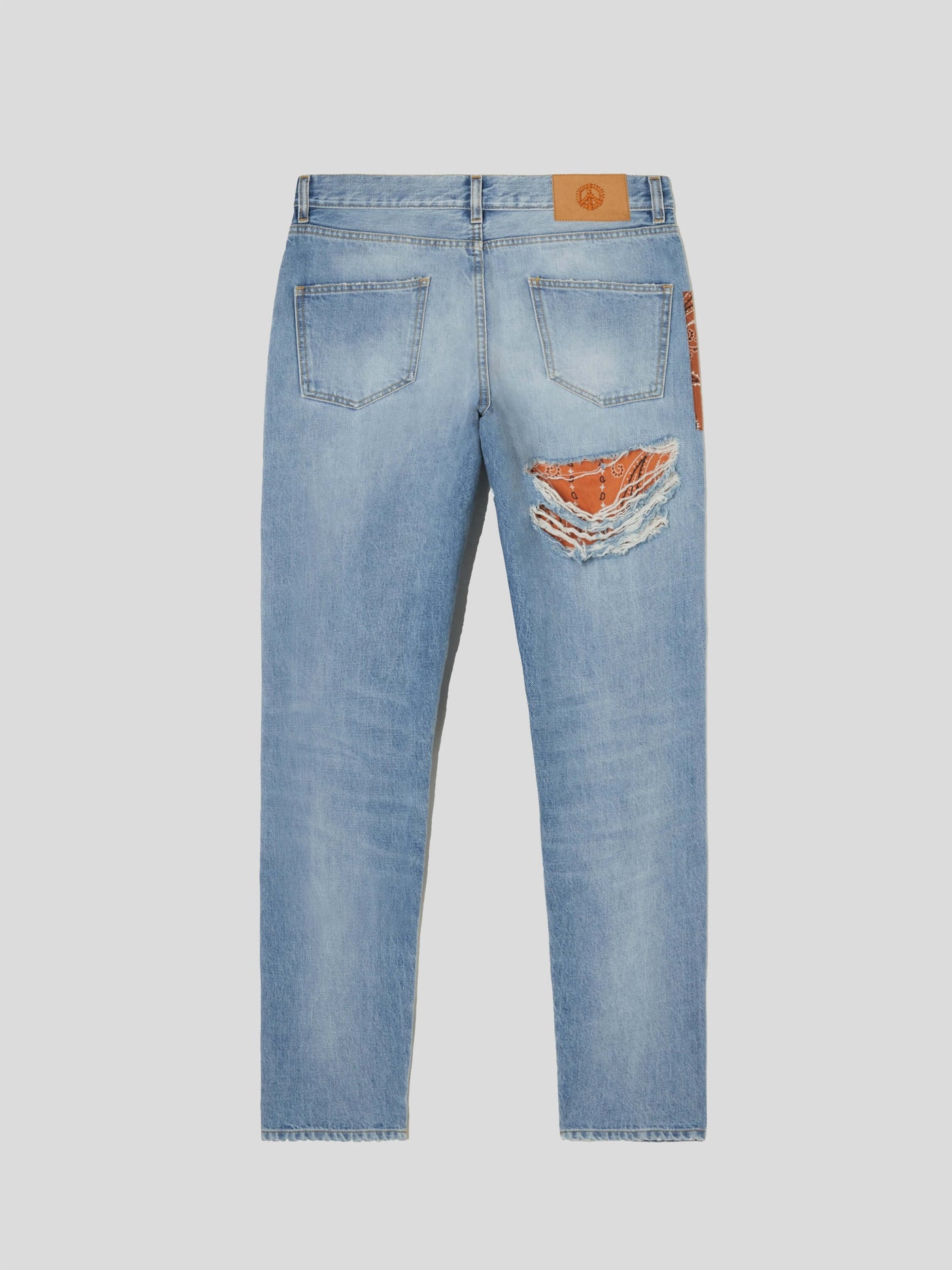 ALANUI Jeans | Denim Jeans California Patchwork | LWYB002S23DEN0014084 26 / ADAM/EVE