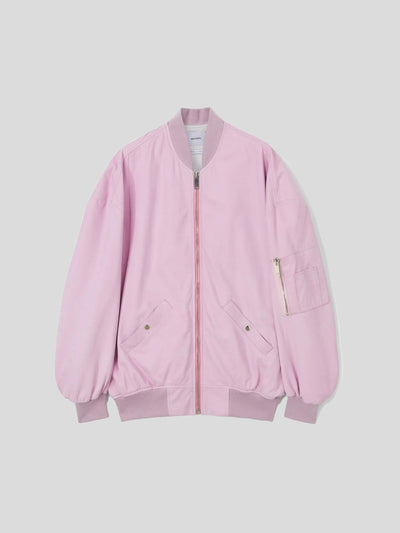 HALFBOY Jacken | Oversize Bomber Lederjacke pink-rosa | H06WJBB030206 pinkBomber / ADAM/EVE