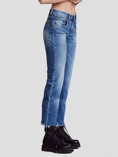 R13 Jeans | Jeans Boy straight in jasper-blau | R13 W0091 143A jasper / ADAM/EVE