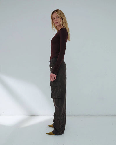 Cargo trousers Rosalind military green