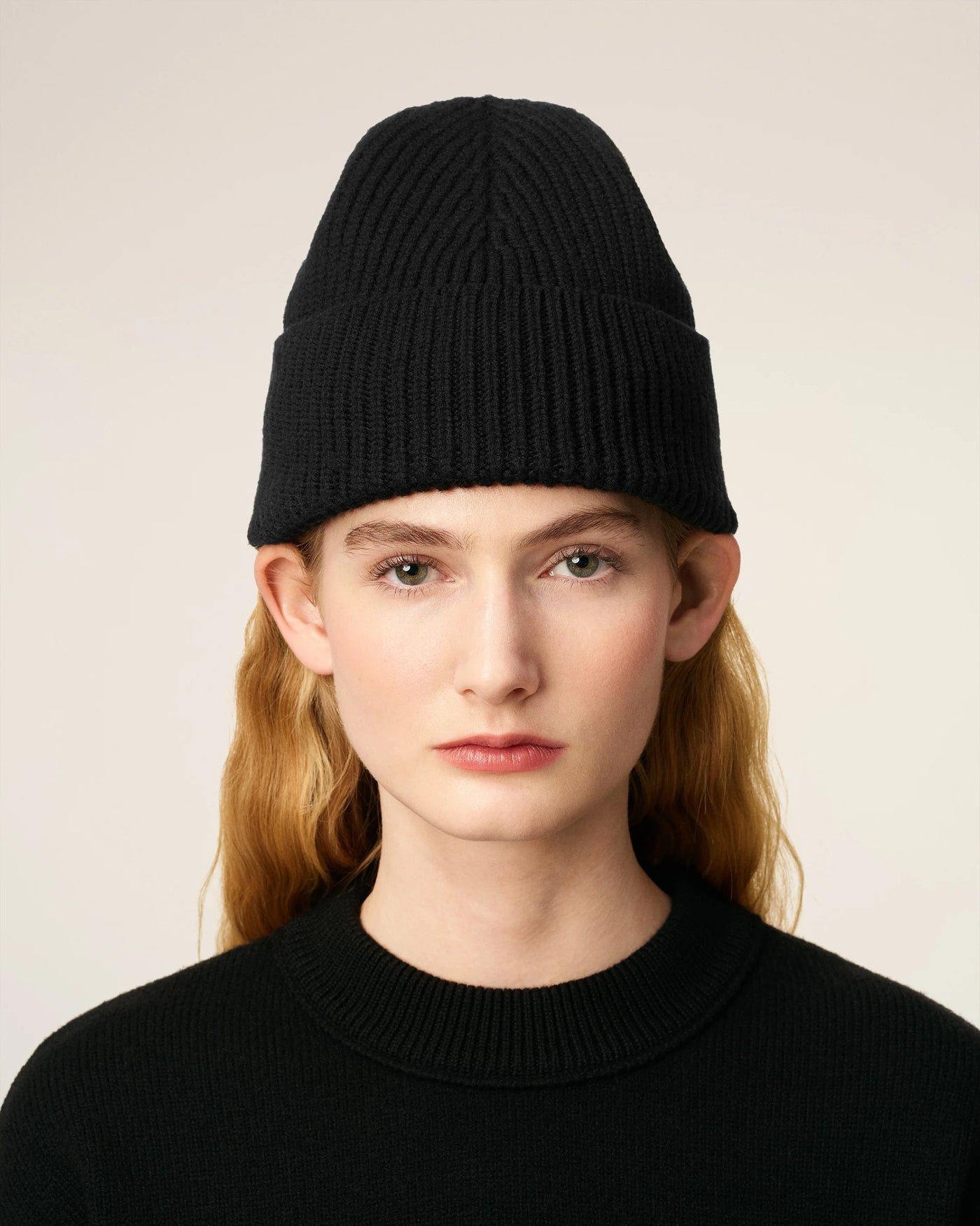 Mütze de Coeur in schwarz-schwarz