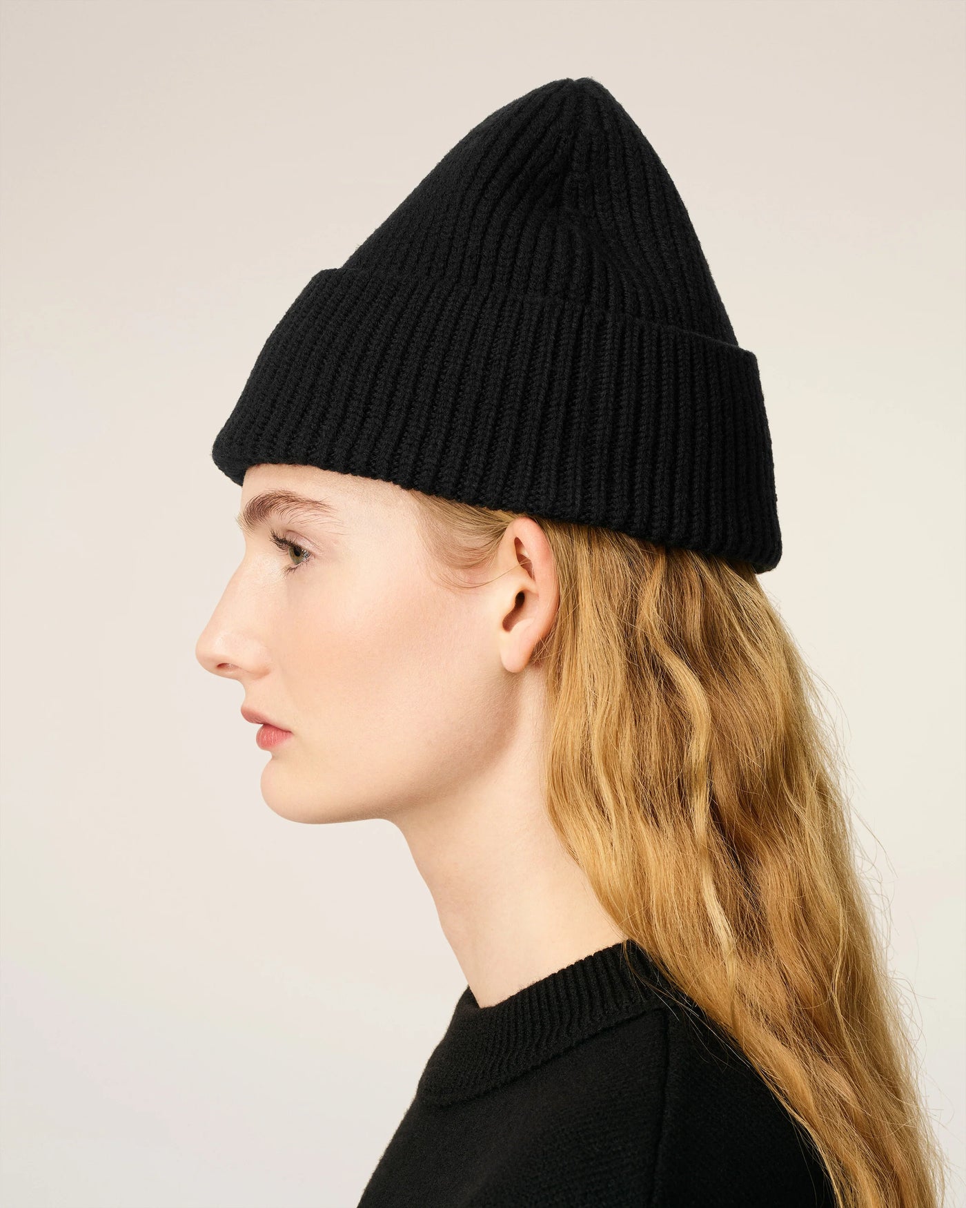 Mütze de Coeur in schwarz-schwarz