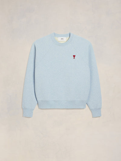 Rundhals Sweatshirt in cashmere blau