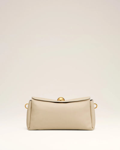 Carrousel Bag aus Leder in ginger-chalk-beige