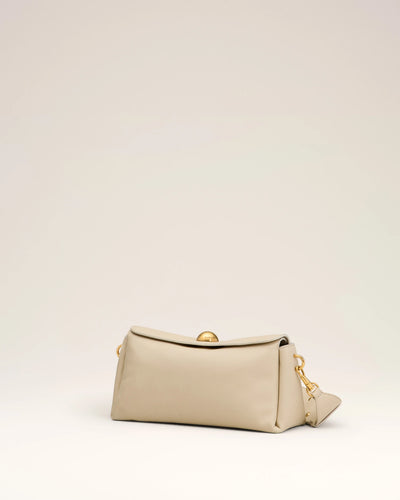Carrousel Bag aus Leder in ginger-chalk-beige