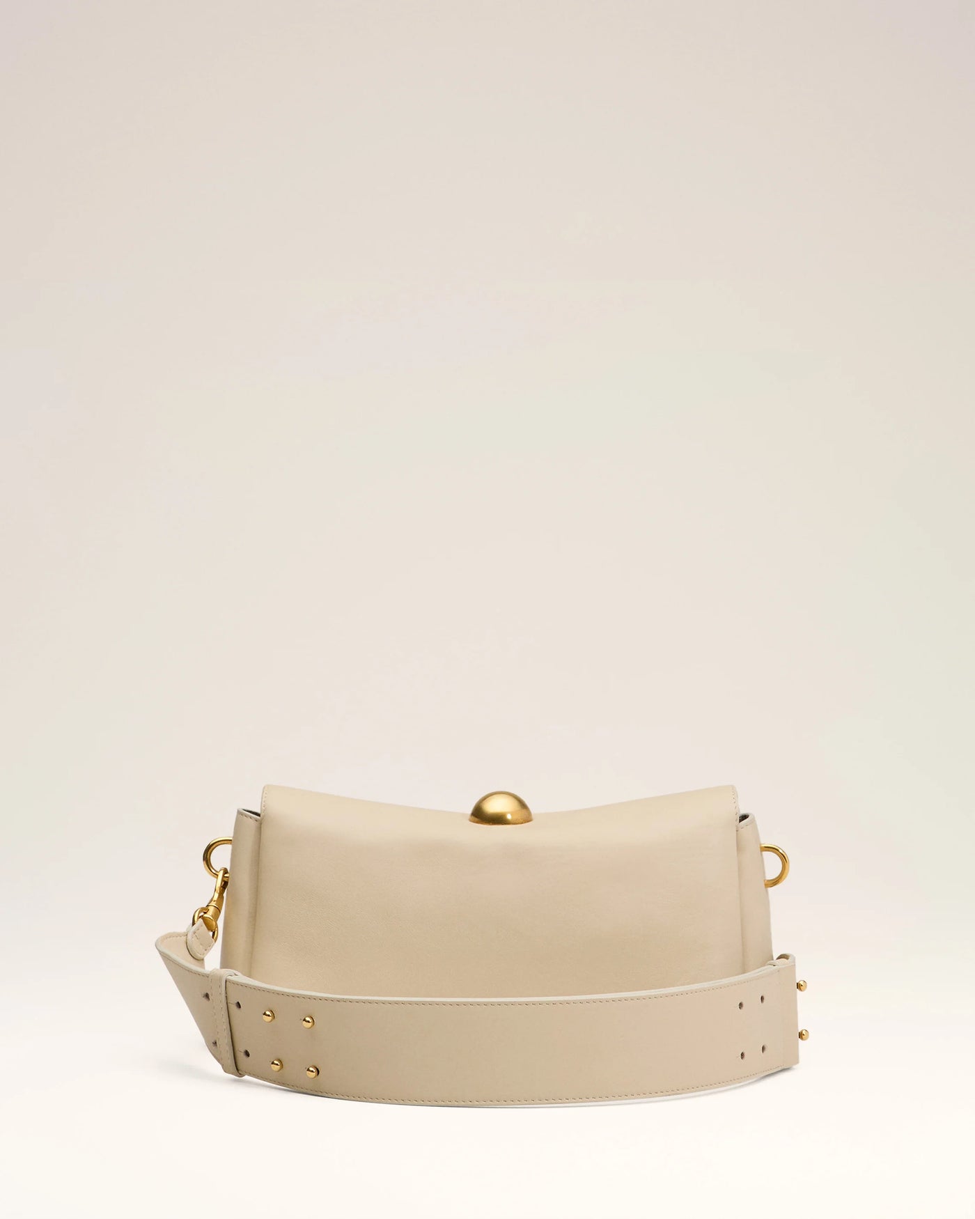 Carrousel Bag aus Leder in ginger-chalk-beige