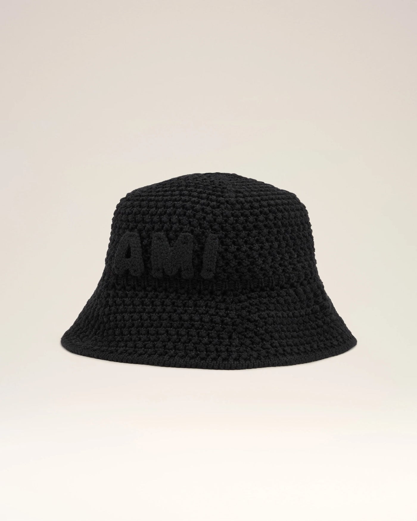 Bucket Hat gestrickt in schwarz