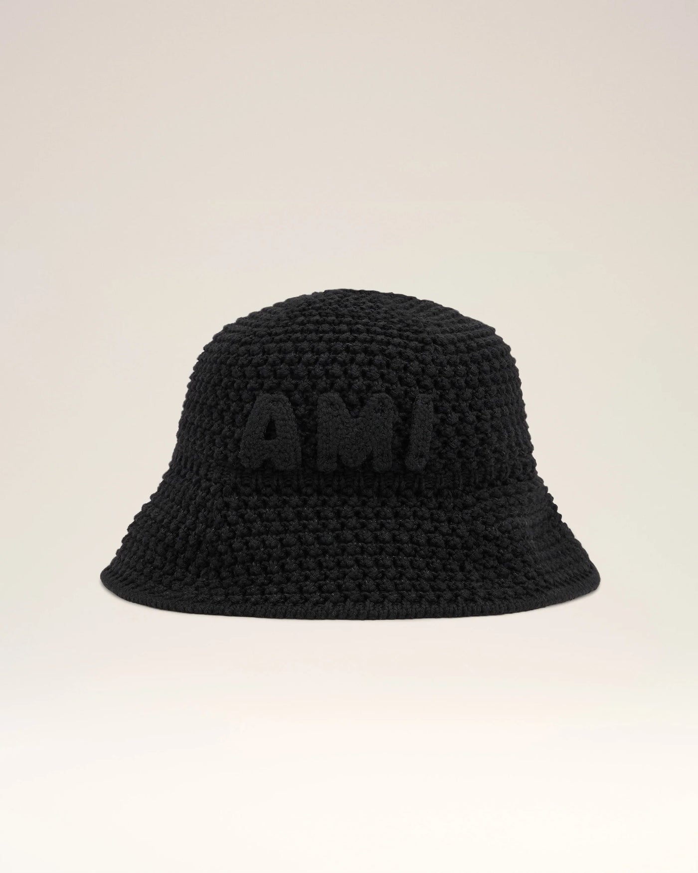 Bucket Hat gestrickt in schwarz