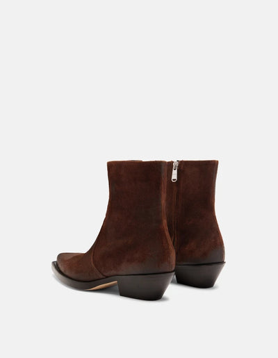 Camperos Biker Cowboy Boot in braun