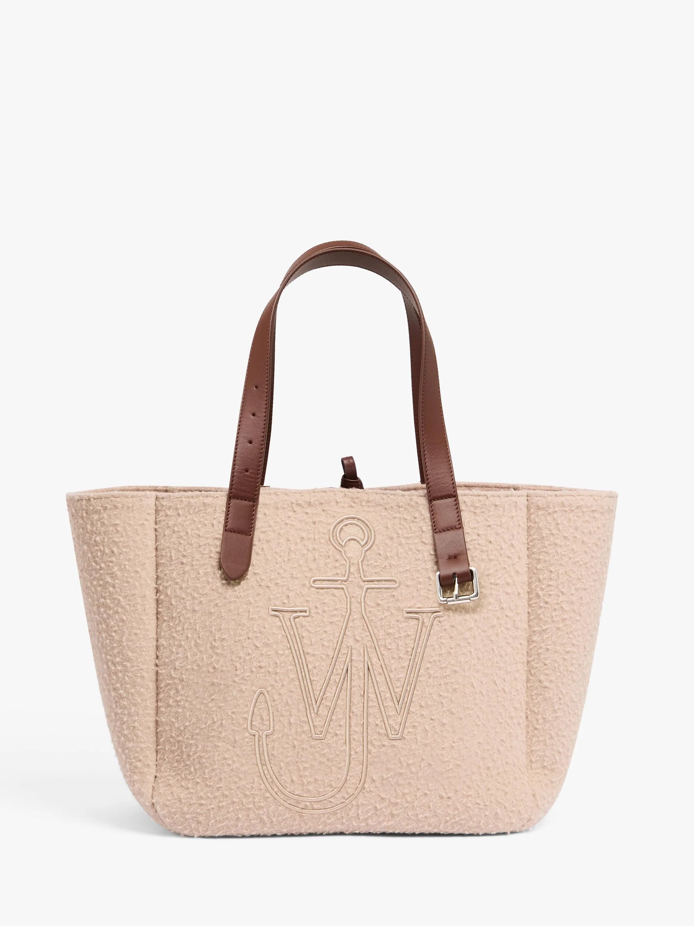 Gürteltasche aus Wolle in beige