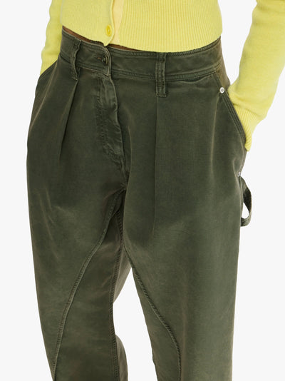 Hose Twisted Seam in grün