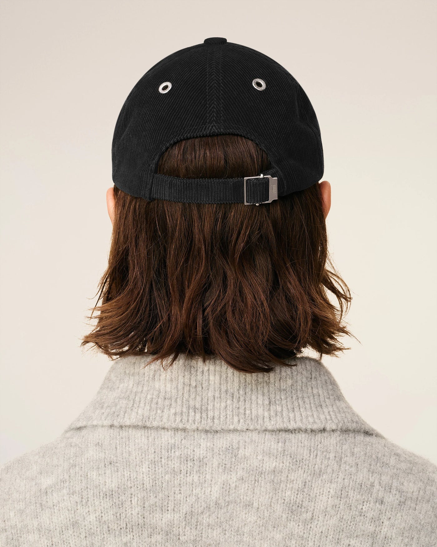 Cord Cap de Coeur in anthrazit-schwarz