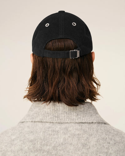 Cord Cap de Coeur in anthrazit-schwarz