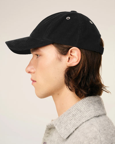 Cord Cap de Coeur in anthrazit-schwarz