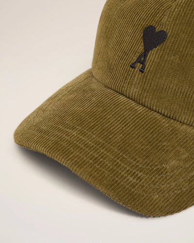 Cord Cap de Coeur in bronze-grün-schwarz