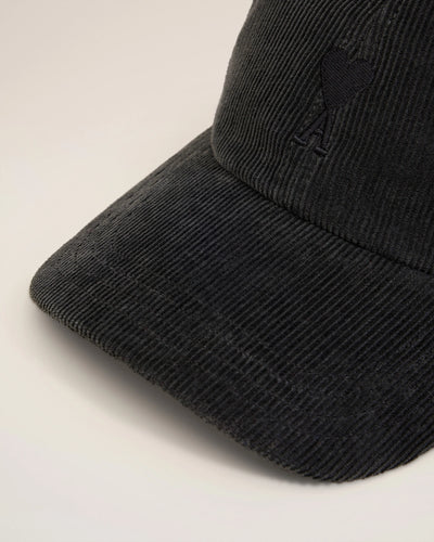 Cord Cap de Coeur in anthrazit-schwarz