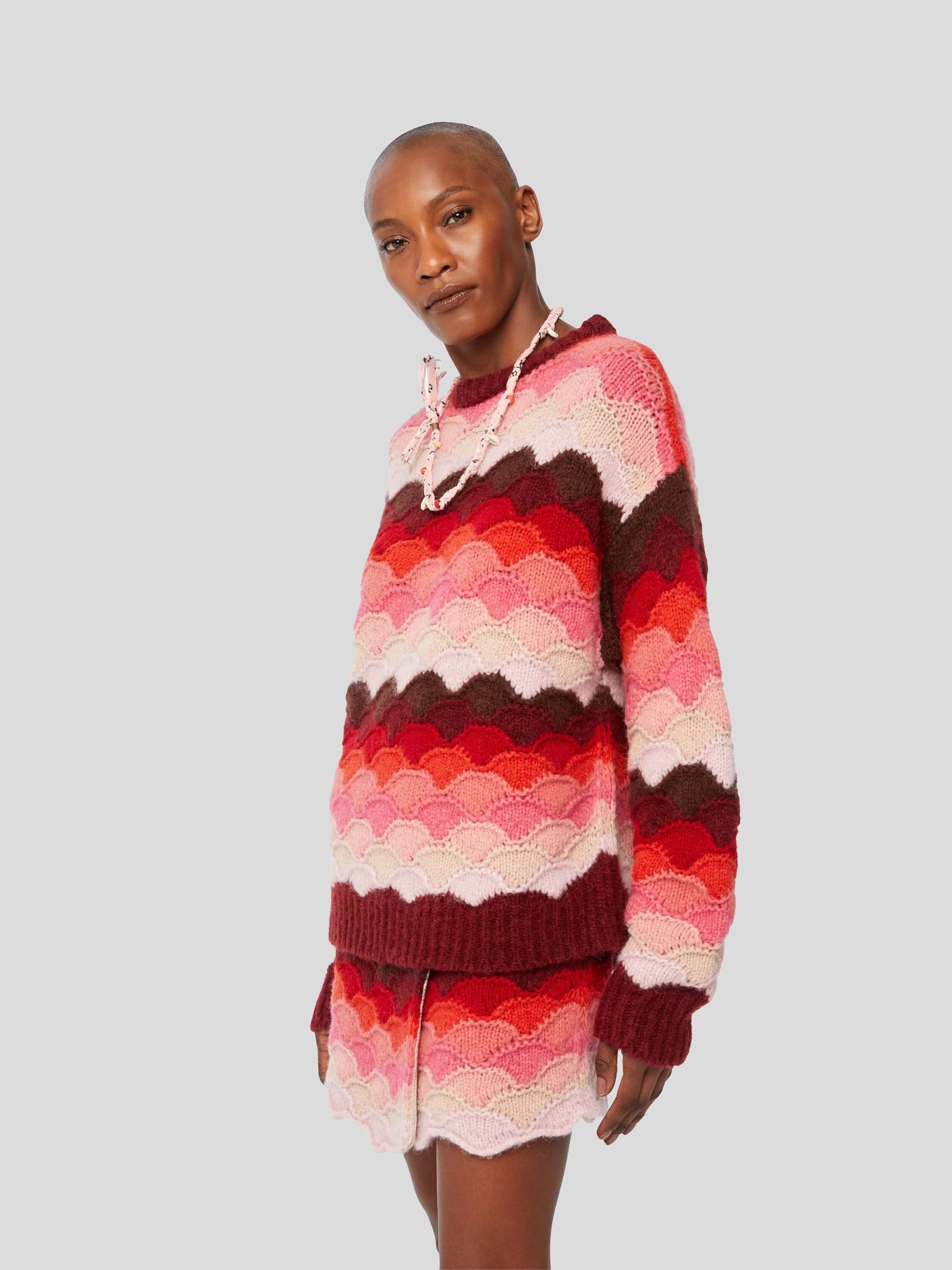 ALANUI Pullover & Strick | Strick Pullover Under the Northern Sky pink | LWHE029F22KNI0023034 pink / ADAM/EVE