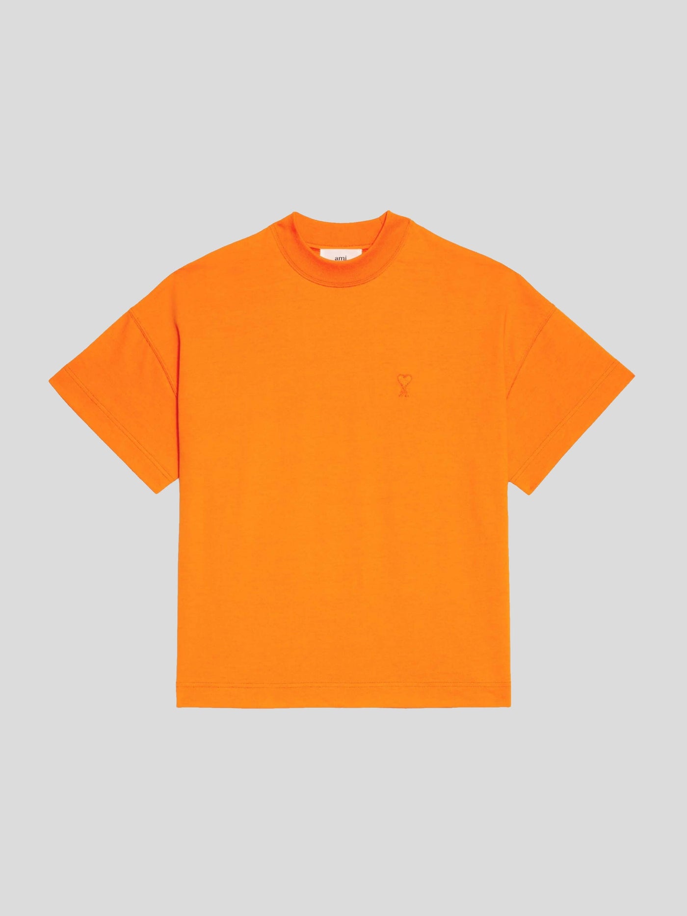 AMI Paris Shirts & Polos | Oversize T-Shirt de Coeur orange | UTS012.726 800 orange-1 / ADAM/EVE