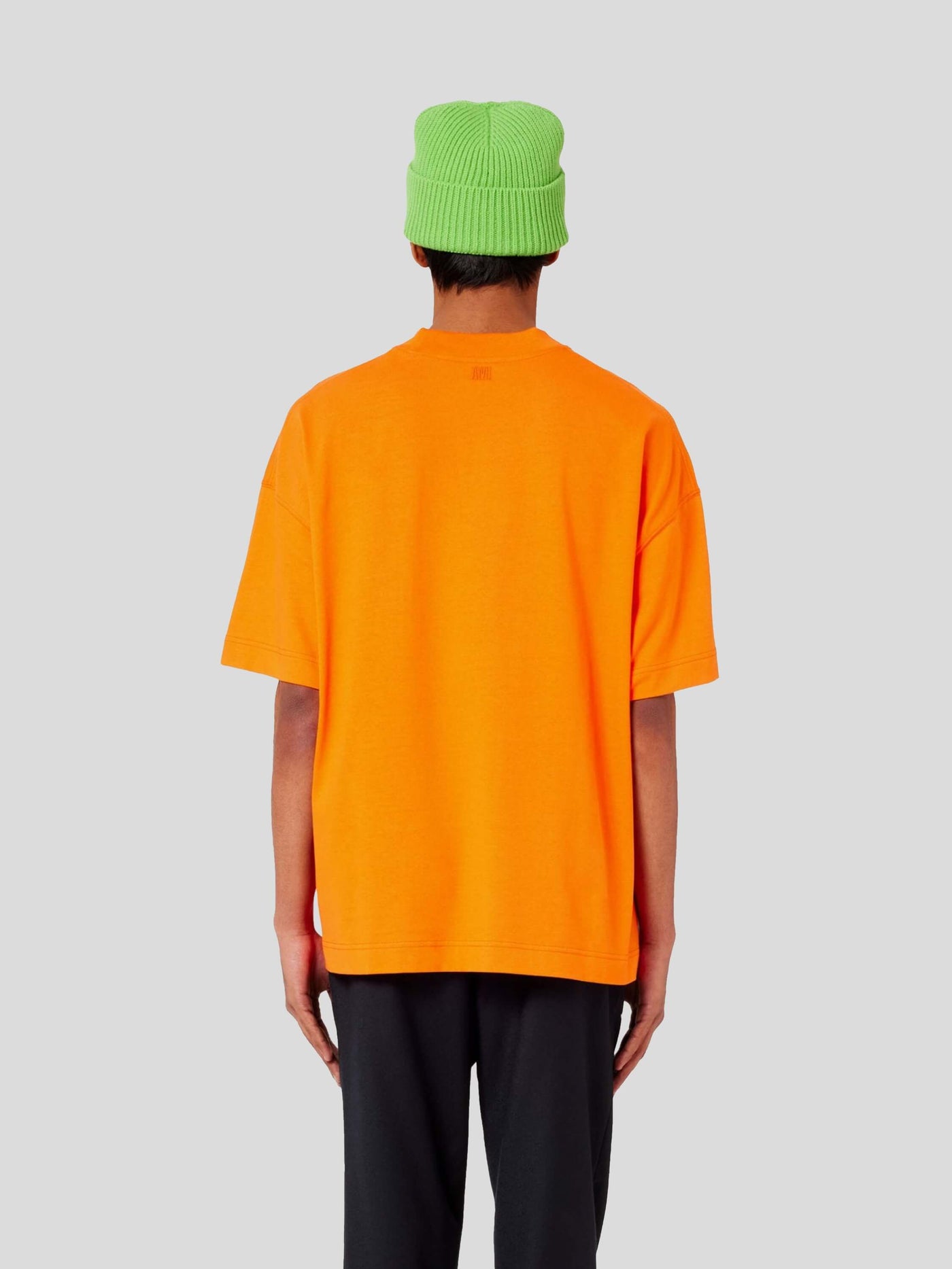 AMI Paris Shirts & Polos | Oversize T-Shirt de Coeur orange | UTS012.726 800 orange-1 / ADAM/EVE