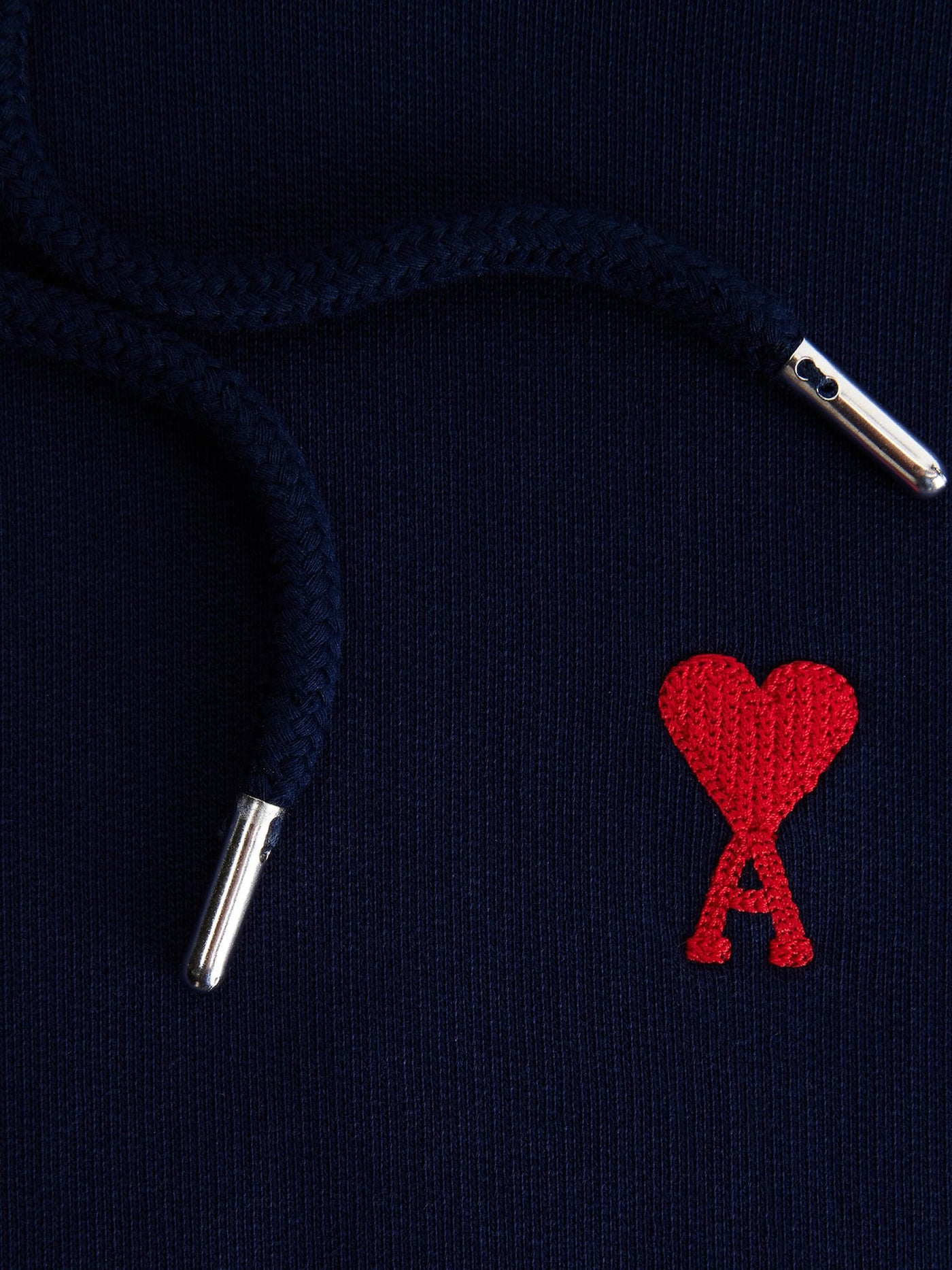 AMI Paris Sweat | Hoodie de Coeur navy | USW200.730 254 bleu nautique / ADAM/EVE