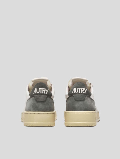 Autry Sneaker | Medalist Sneaker weiß-military-grau AULM SL05 | AULM SL05 grey / ADAM/EVE