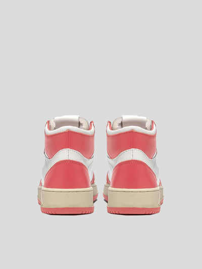 Autry Sneaker | Mid Top Sneaker Medalist lobster-pink AUMW WB22 | AUMW WB22 lobster / ADAM/EVE