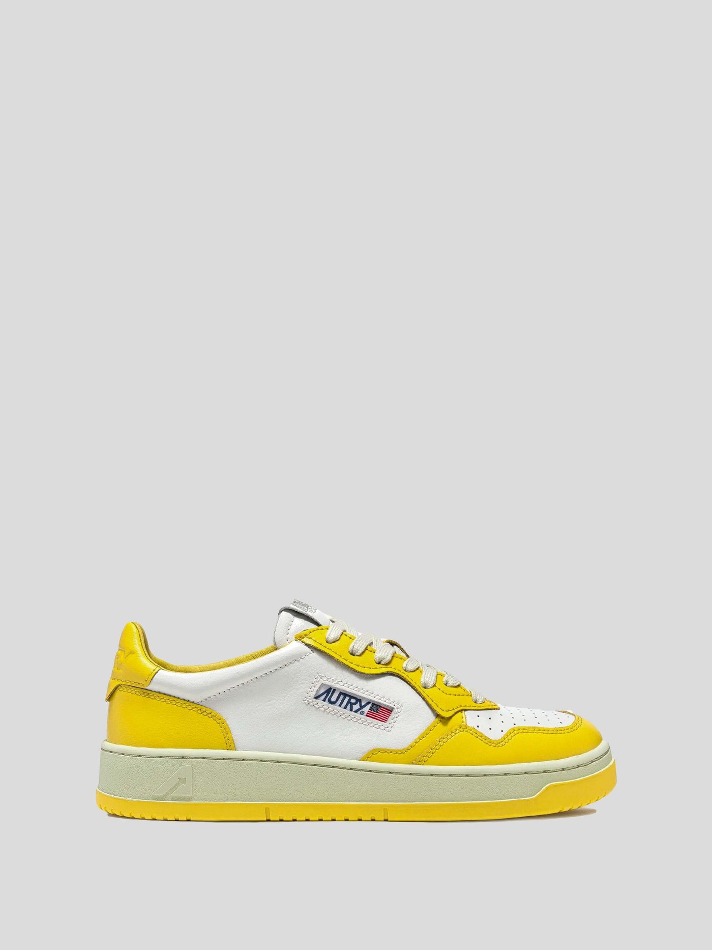 Autry Sneaker | Sneaker Medalist AULM WB23 gelb-weiß | AULM WB23 yellow-1 / ADAM/EVE