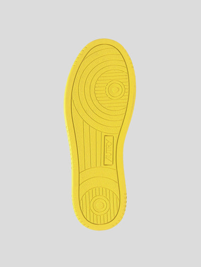 Autry Sneaker | Sneaker Medalist AULM WB23 gelb-weiß | AULM WB23 yellow-1 / ADAM/EVE