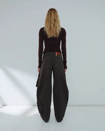 Cargo trousers Rosalind military green