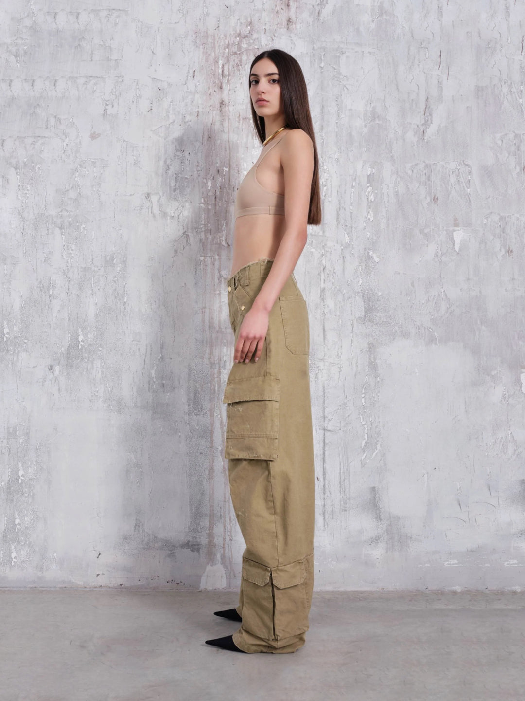 Darkpark Cargo Pants Rosalind beige - ADAM/EVE