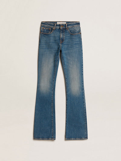 Golden Goose Jeans | Bootcut Comfort Jeans medium wash | GWP01492.P001263.50100 / ADAM/EVE