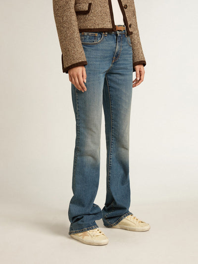 Golden Goose Jeans | Bootcut Comfort Jeans medium wash | GWP01492.P001263.50100 / ADAM/EVE