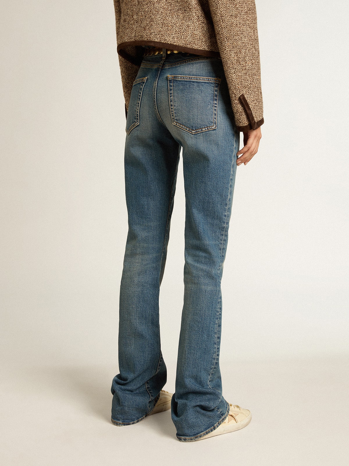 Golden Goose Jeans | Bootcut Comfort Jeans medium wash | GWP01492.P001263.50100 / ADAM/EVE