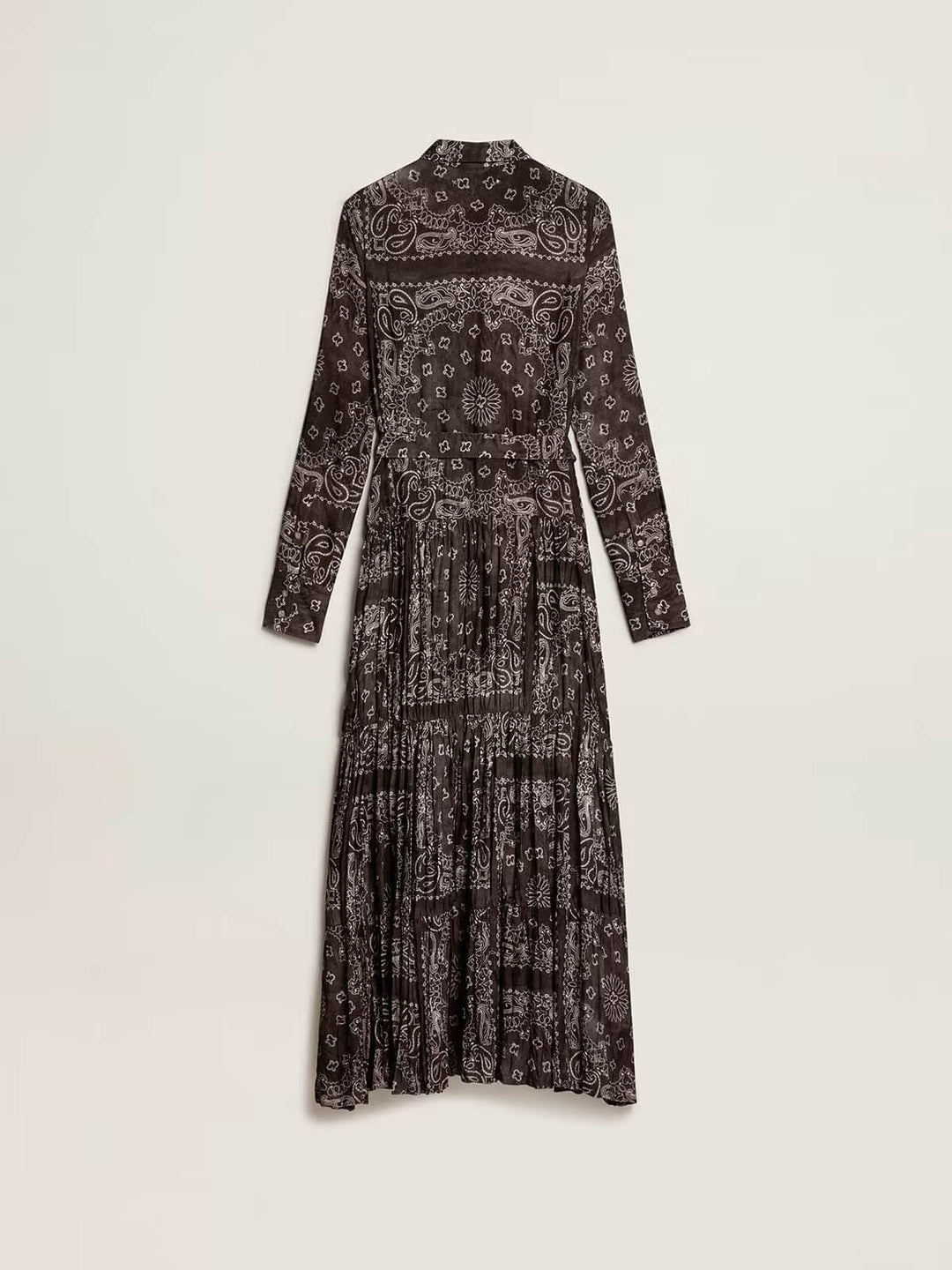 Golden Goose dress in bandana paisley print in anthracite
