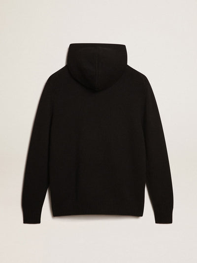 Golden Goose Pullover & Strick | Kaschmir Hoodie in schwarz | GWP01348.P001040.90100 / ADAM/EVE