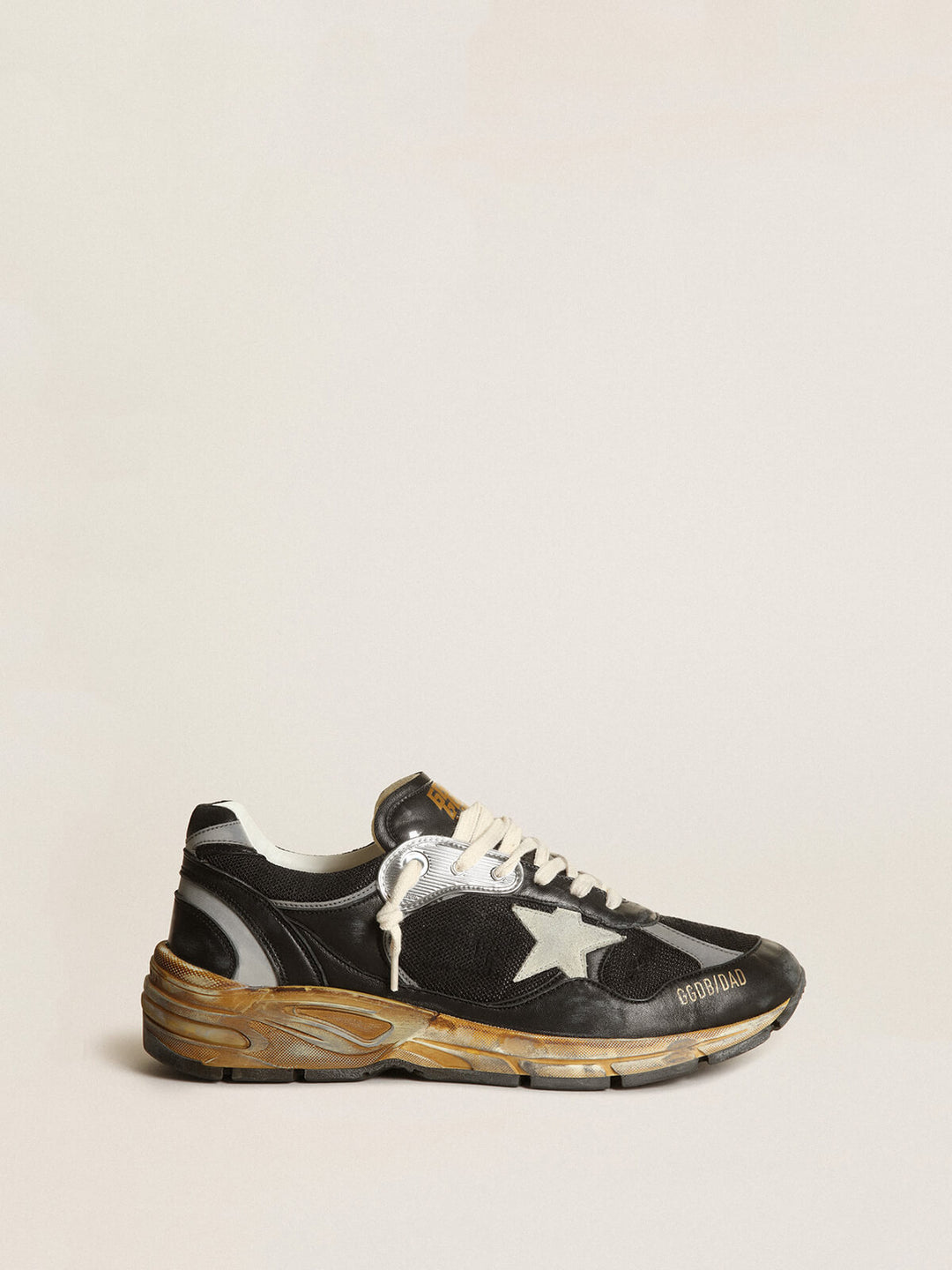 ✨美品✨【GOLDEN 】37 Running Dad Star Golden Goose Running Dad Net And Laminated Upper Leather