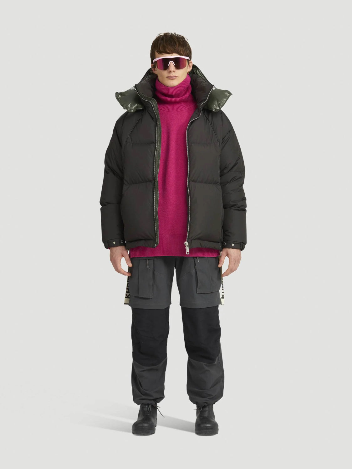 Khrisjoy Daunenjacken | Daunenjacke Puff-Matt Bomber in schwarz | EFPM057 NY BK01 black / ADAM/EVE