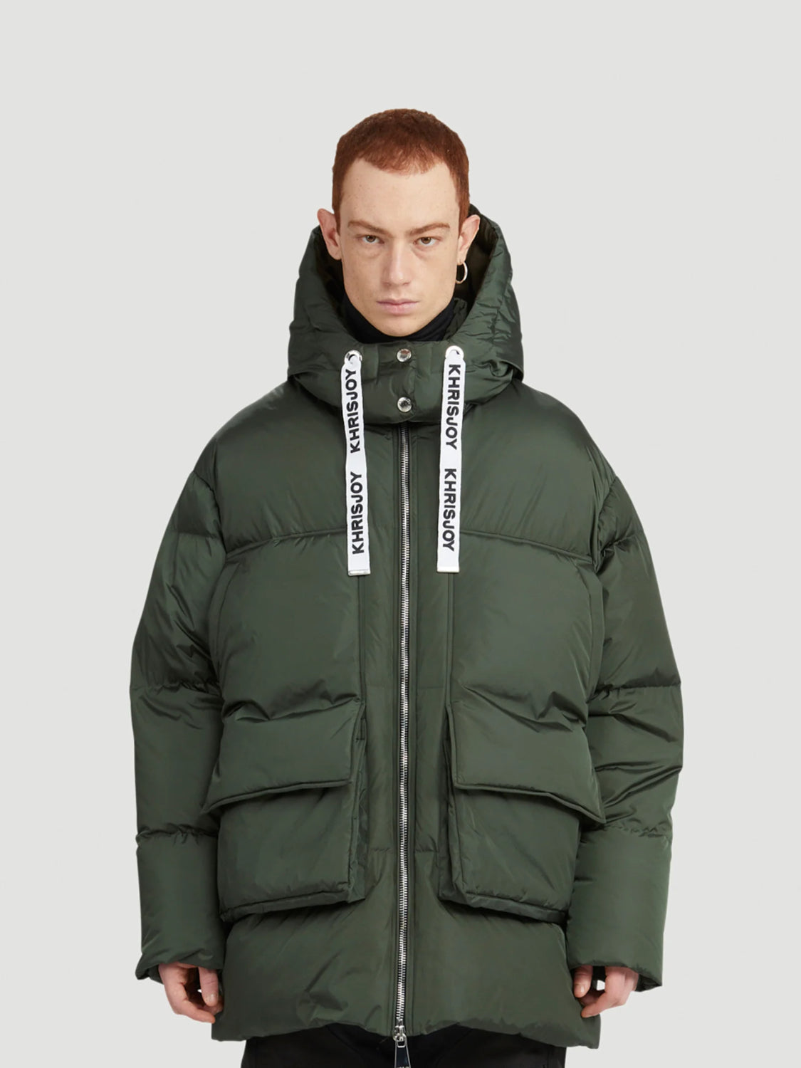 Khrisjoy Daunenmäntel | Daunenparka New Matt military-olive | CFPM016 DIS MIL32 / ADAM/EVE