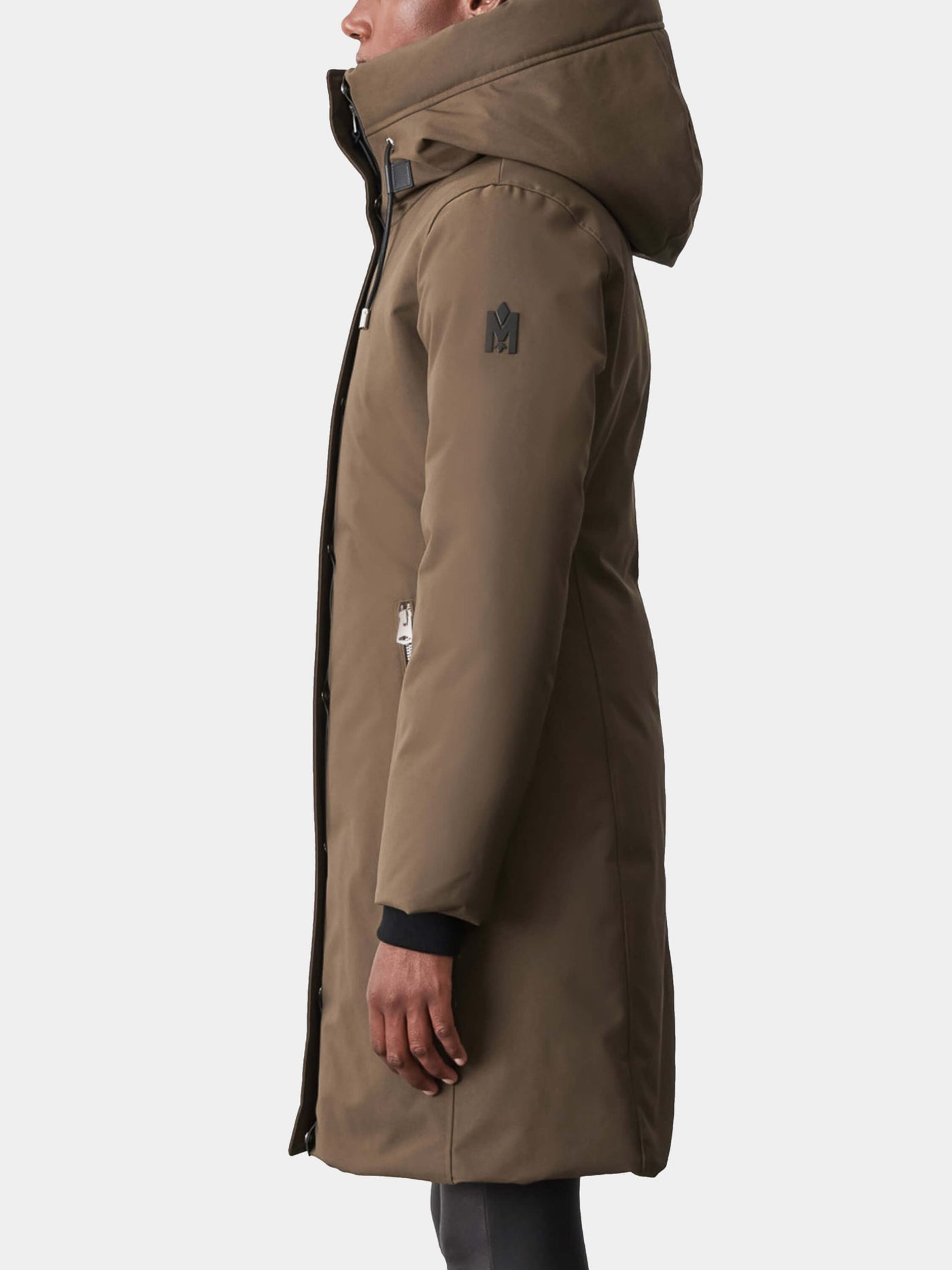 Mackage SHILOH-NF down parka in army green - ADAM/EVE