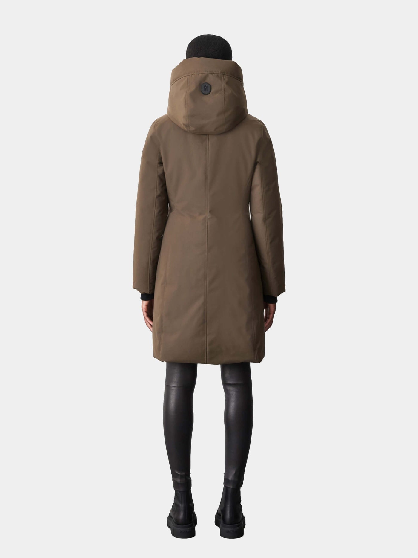 Mackage SHILOH-NF down parka in army green - ADAM/EVE