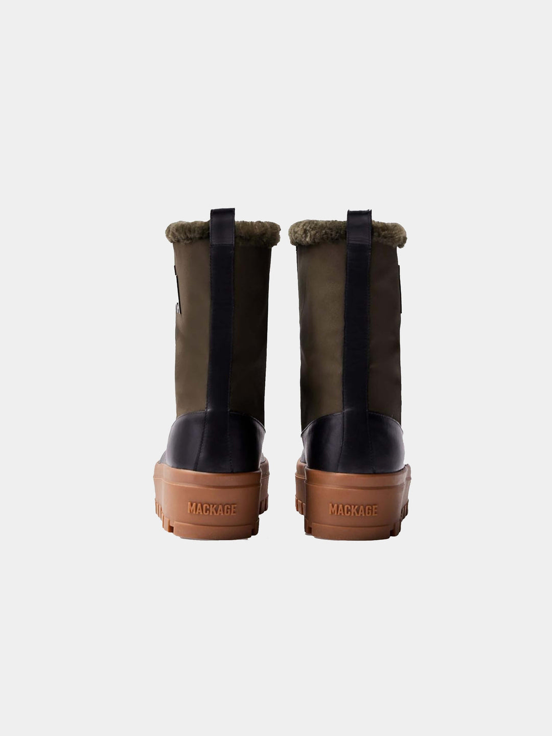 MACKAGE Lammfell gefütterter Boot HERO in army-schwarz – ADAM/EVE