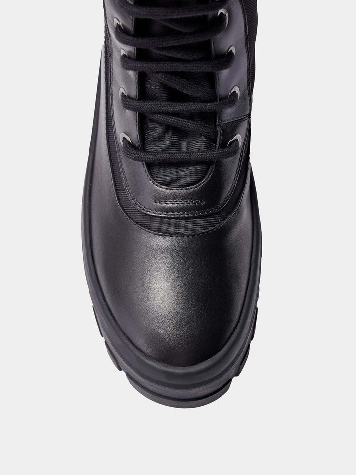 Lambskin lined boot HERO in black