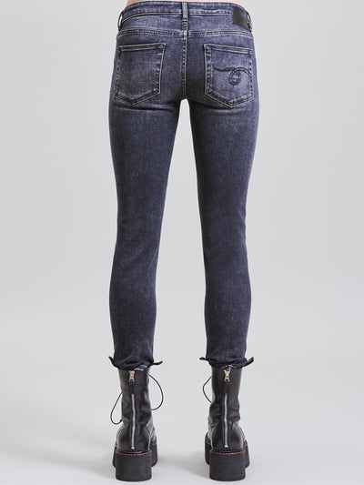 R13 Jeans | Boy Skinny stretch Jeans Morrison Black | R13 W0086 816A morrison black-1 / ADAM/EVE
