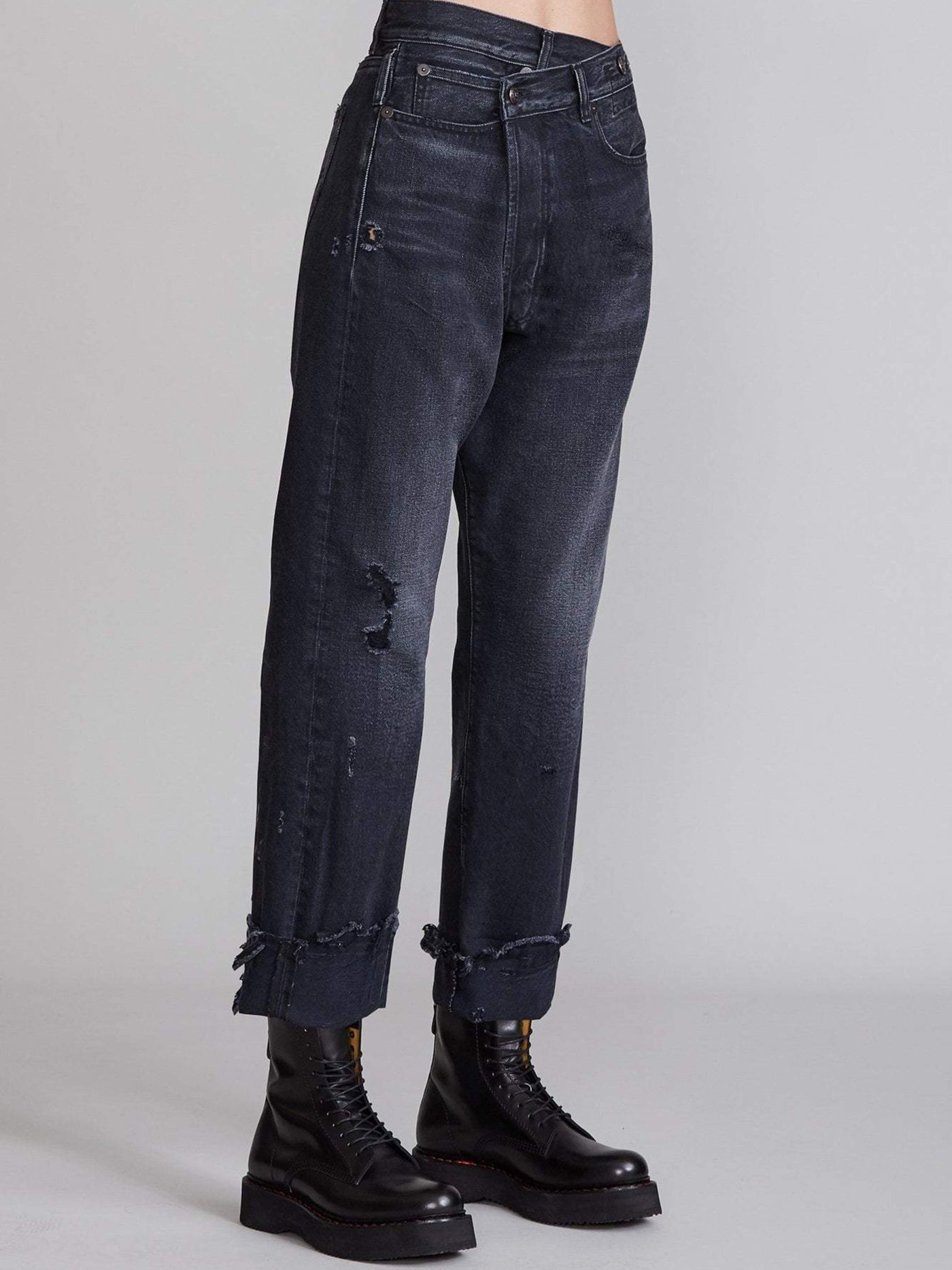 R13 Jeans | Cross Over Jeans - Jake Black | W2048-394 101A jake black-0 / ADAM/EVE