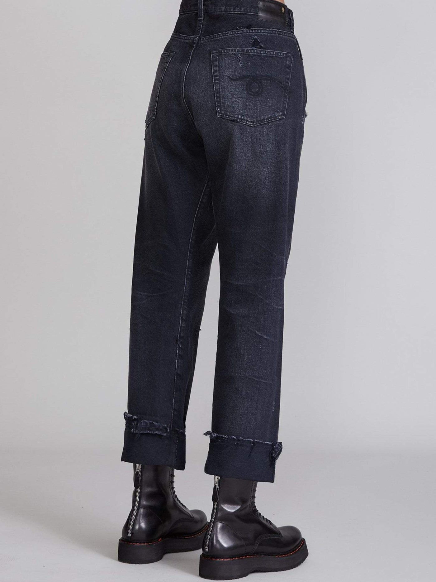 R13 Jeans | Cross Over Jeans - Jake Black | W2048-394 101A jake black-0 / ADAM/EVE