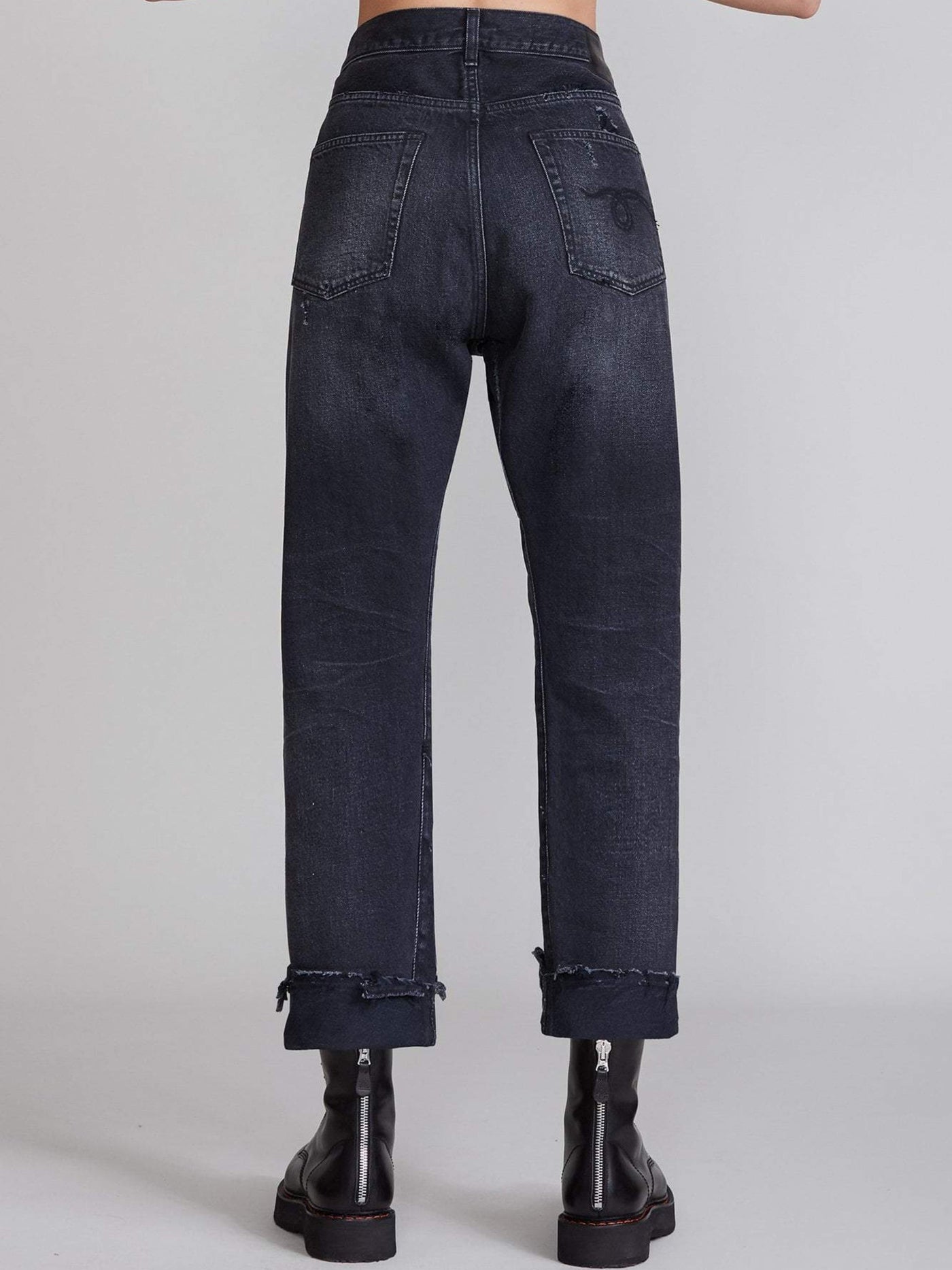 R13 Jeans | Cross Over Jeans - Jake Black | W2048-394 101A jake black-0 / ADAM/EVE