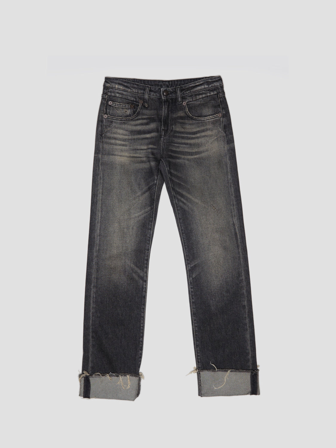 R13 Jeans | Slim Jeans Tobi abbey-schwarz | R13 WD091-D152B / ADAM/EVE