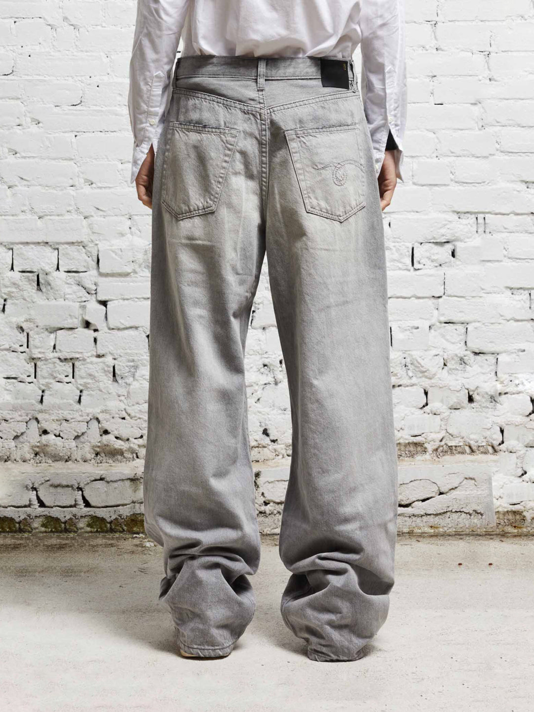 R13 FW25 'Damon Pleated' jeans (R13W3147D326A SAWDUST)