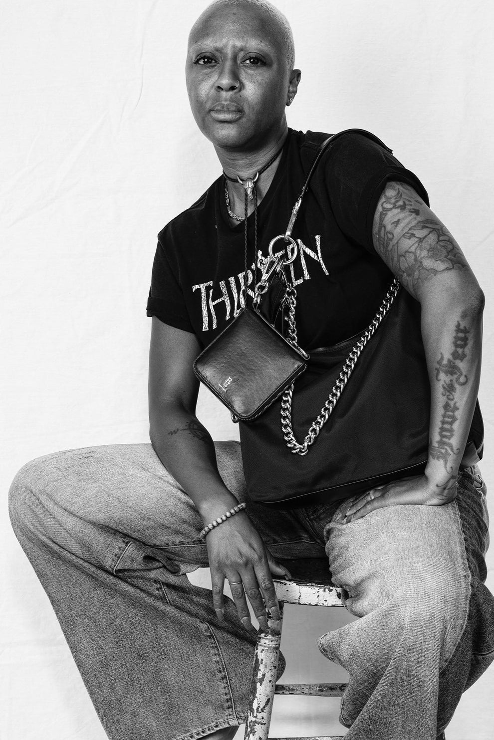 Harness Wallet Clip On in schwarz