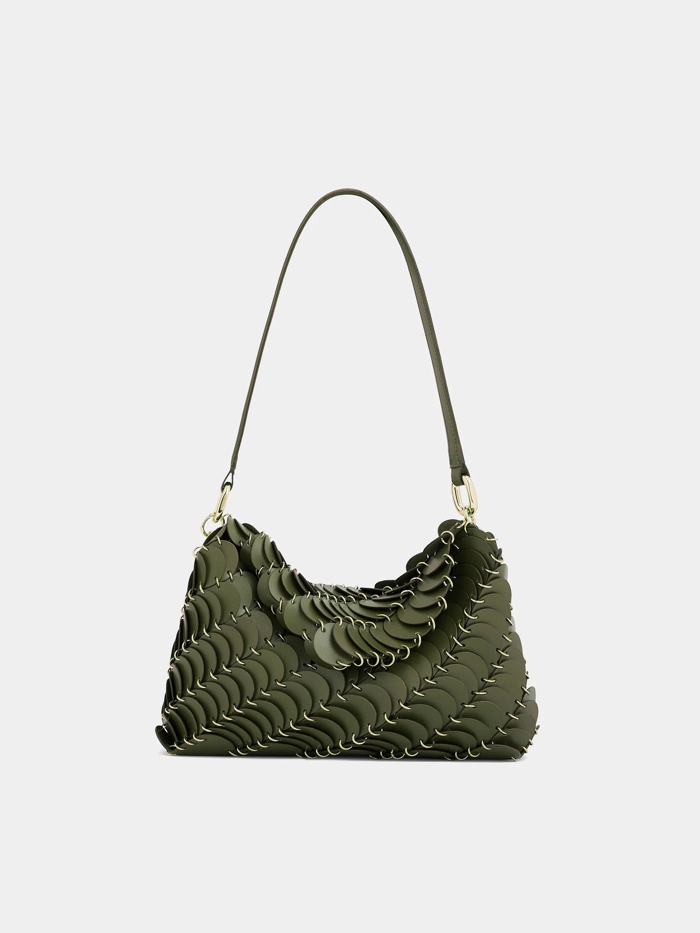 Pochette Tasche in khaki grün